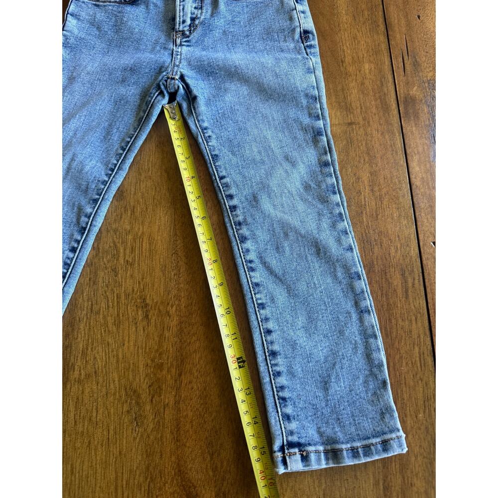 Gap Kids Stretch Skinny Jeans Girls Size 5 Regular Light Wash Denim - Picture 7 of 10